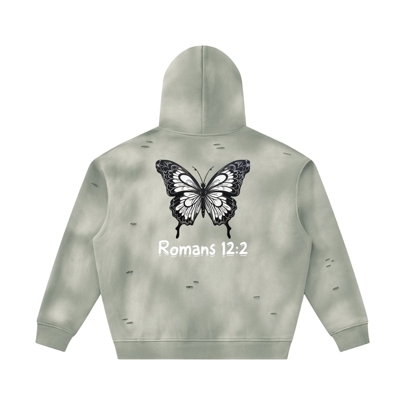 Transform Sunfade Frayed Fleece Hoodie