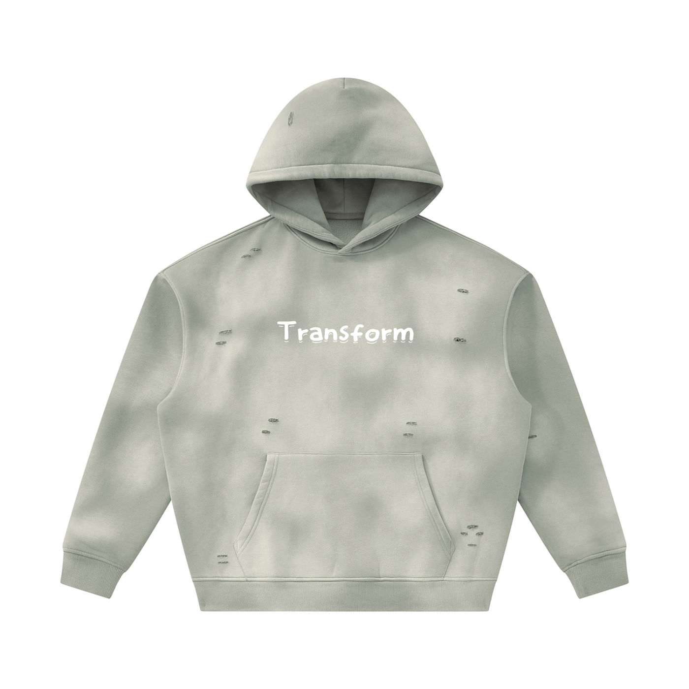 Transform Sunfade Frayed Fleece Hoodie