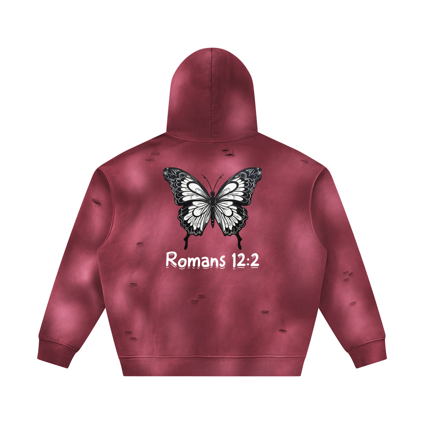 Transform Sunfade Frayed Fleece Hoodie