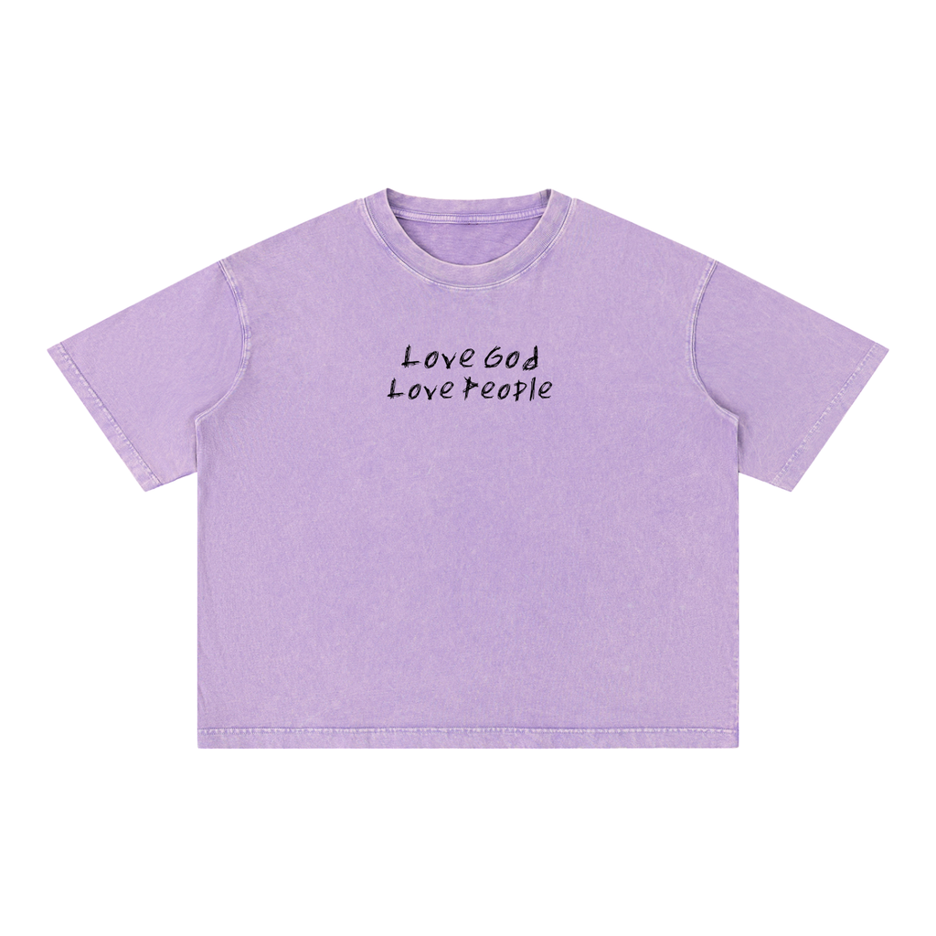 Love God, Love People Boxy Tee
