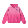 Oversized Cross/ crown of thorns hoodie