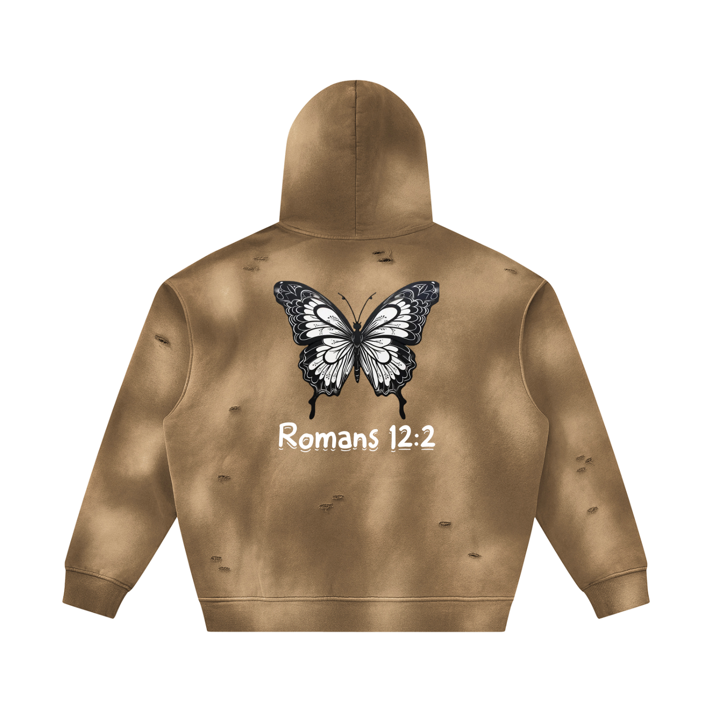 Transform Sunfade Frayed Fleece Hoodie