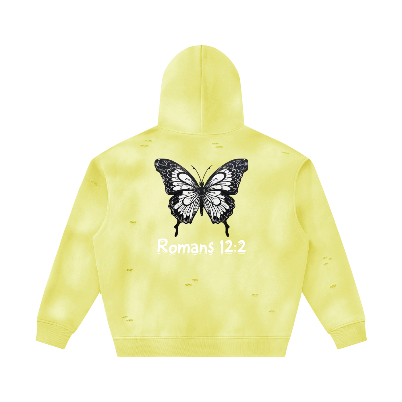 Transform Sunfade Frayed Fleece Hoodie
