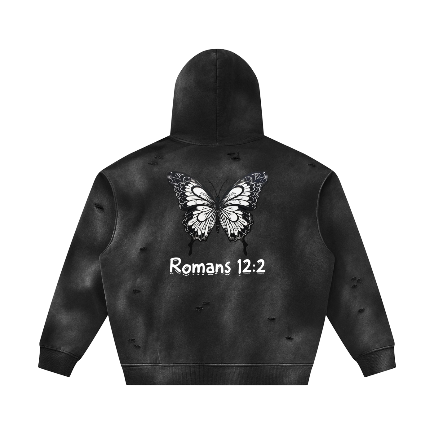 Transform Sunfade Frayed Fleece Hoodie