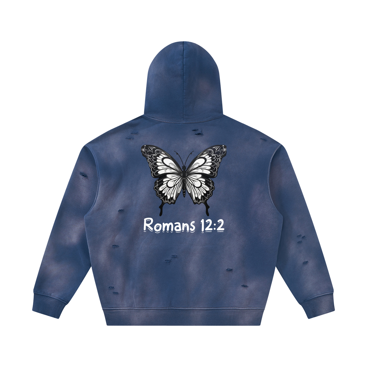Transform Sunfade Frayed Fleece Hoodie